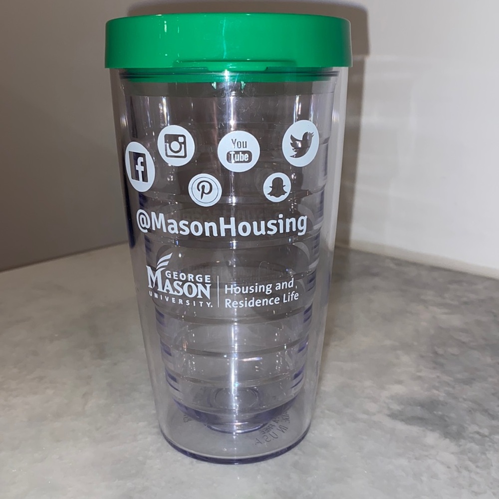 16oz George Mason University Cup.